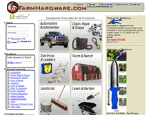 Tablet Screenshot of farmhardware.com